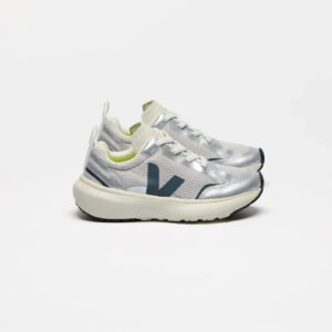 CANARY ELASTIC LACES ALVEOMESH LIGHT GREY CALIFORNIA SILVER KID