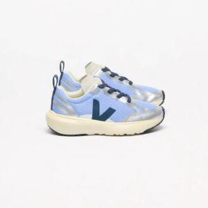 CANARY ELASTIC LACES ALVEOMESH OLYMPE NAUTICO SILVER JUNIOR