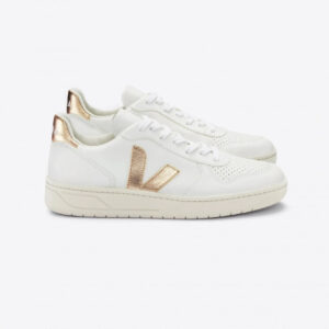 V-10 LEATHER WHITE PLATINE