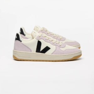 V-10 LEATHER PURE BLACK PARME