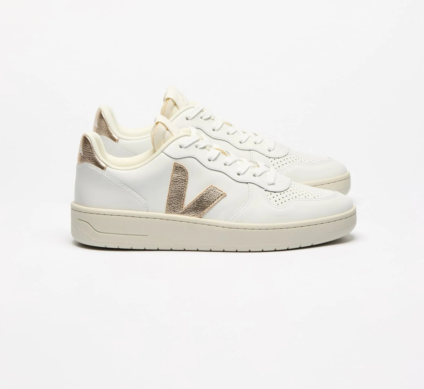 V-10 PRIME LEATHER WHITE PLATINE