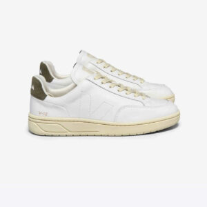 V-12 STITCH LEATHER WHITE KAKI