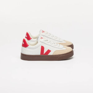 VOLLEY ELASTIC LACES LEATHER WHITE PIERRE PEKIN BARK KID