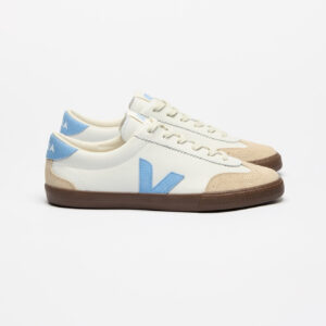 VOLLEY LEATHER WHITE AQUA BARK